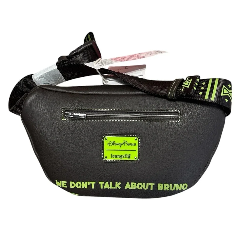 Disney Parks Loungefly Don't Talk About Bruno Encanto Glow Belt Bag Fanny Hip